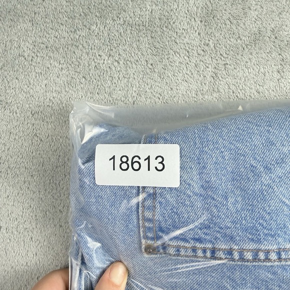 Zara Womens Denim Cutoff Shorts Womens 2 Blue Denim High Waist Raw Hem Festival - Picture 16 of 16